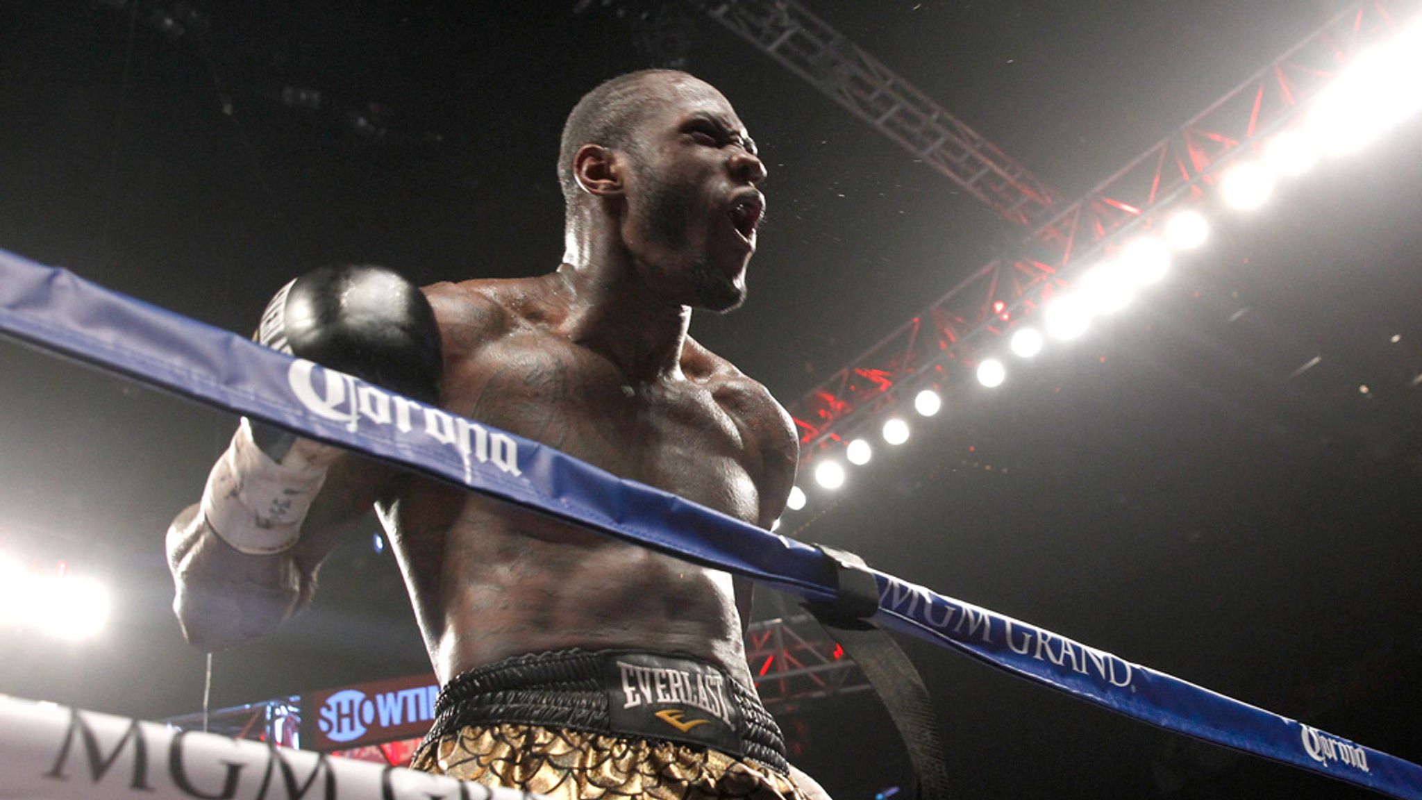 Deontay Wilder knocked Eric Molina out after nine rounds in Alabama