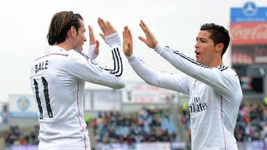 Gareth Bale and Cristiano Ronaldo: Both on target in Real Madrid win
