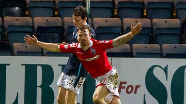 Image of Craig Curran: Among trio of strikers staying at Ross County 