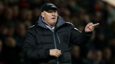 Image of Russell Slade: Impressed by trialist Hyland