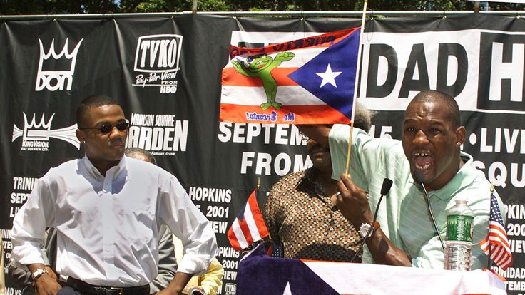 Hopkins win - and his antics - for the Trinidad fight went down in history