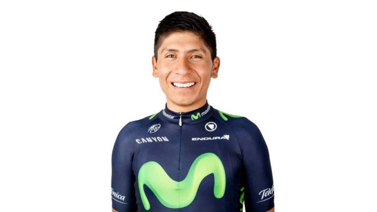 Nairo Quintana models Movistar's 2015 top