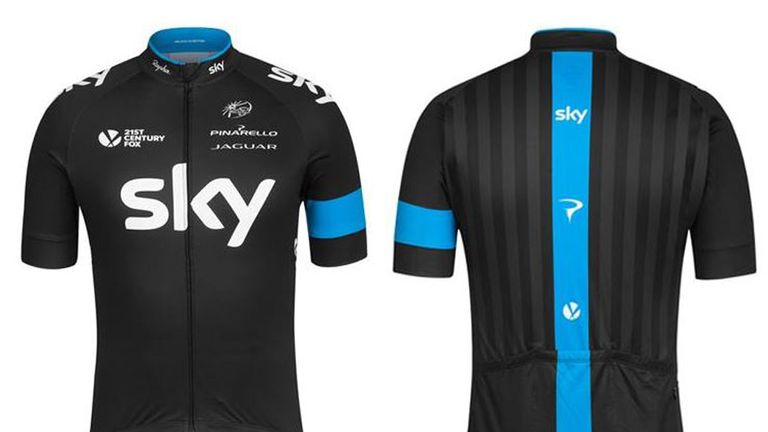 There have been subtle changes to Team Sky's jersey