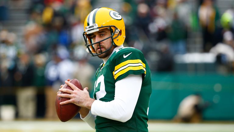  Quarterback Aaron Rodgers of the Green Bay Packers 