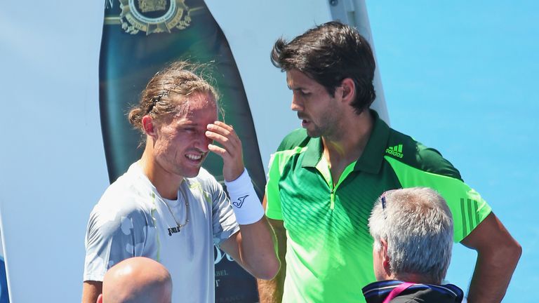 Alexandr Dolgopolov and Fernando Verdasco, Kooyong Classic final.