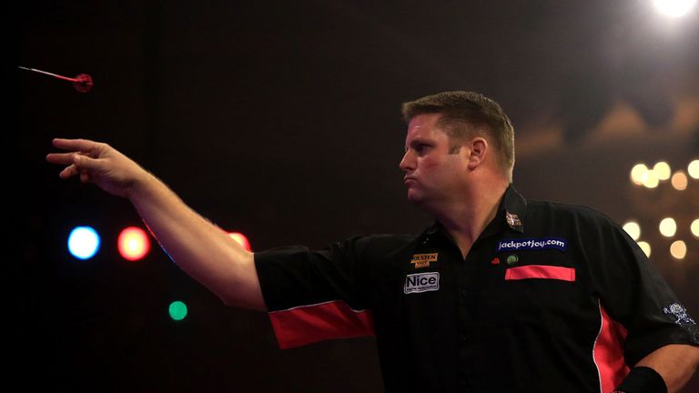 Scott Mitchell during the 2015 BDO Lakeside World Professional Darts Championships at the Lakeside Complex.