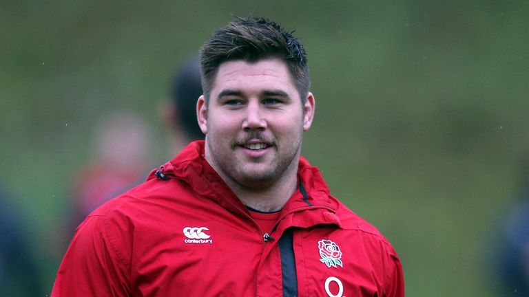 Kieran Brookes England training