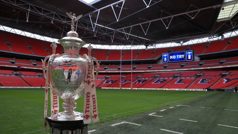 The Tetley's Challenge Cup trophy