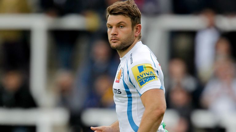 Dave Lewis: The scrum-half has signed a new deal with Exeter Chiefs