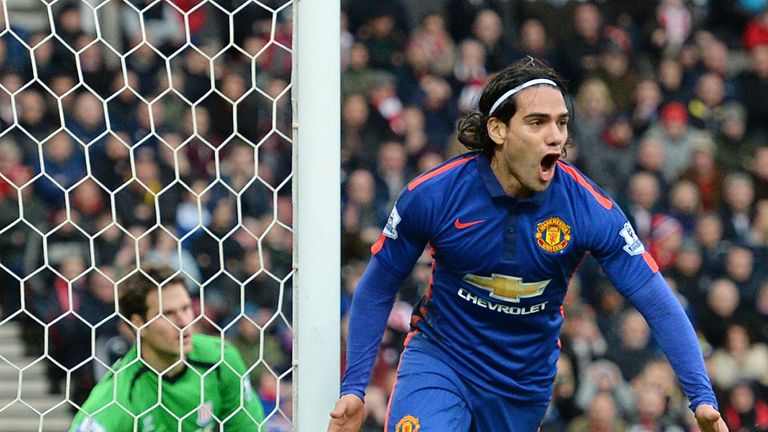 Radamel Falcao equalised for Manchester United but his side could not force a winner