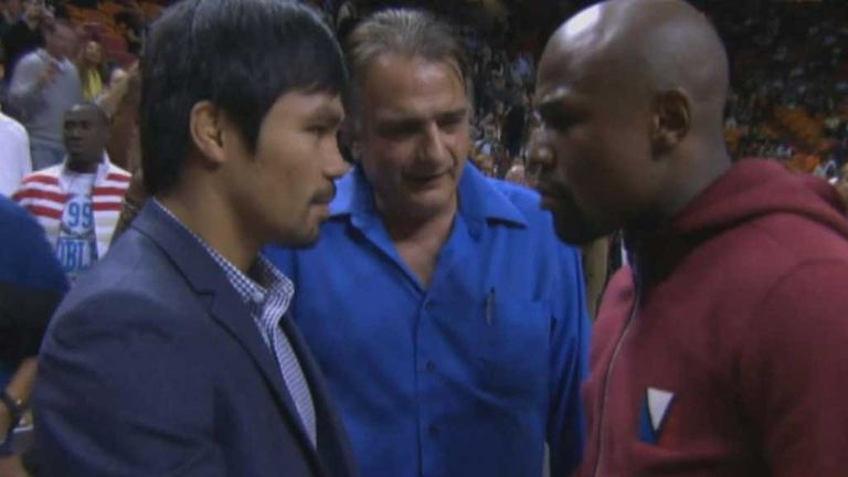 Floyd Mayweather and Manny Pacquiao: Miami meeting for boxing stars