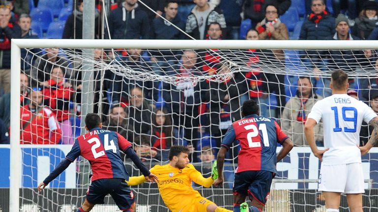 Iago Falque scores from the penalty spot