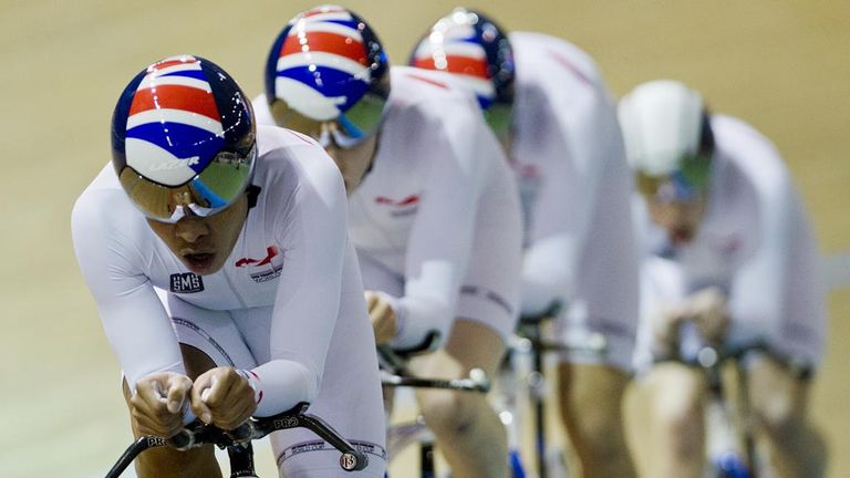Germain Burton, Great Britain, men's team pursuit, UCI Track Cycling World Cup, Cali, Colombia