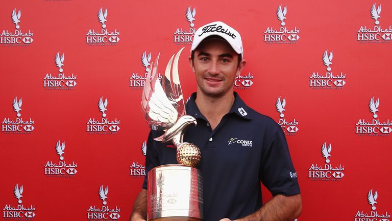 Gary Stal poses with the trophy 