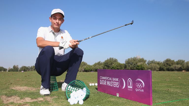 Jakub Hrinda: Set to become the youngest ever player to compete at the Qatar Masters. 