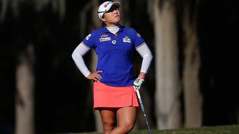 Ha-Na Jang during round two of the Coates Championship in Florida where the Korean rookie leads by four