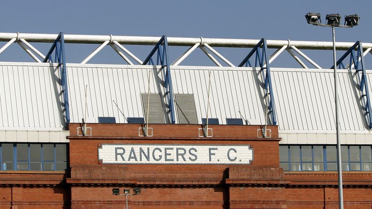 File photo dated 28-02-2013 of General view of Ibrox Stadium in Glasgow.