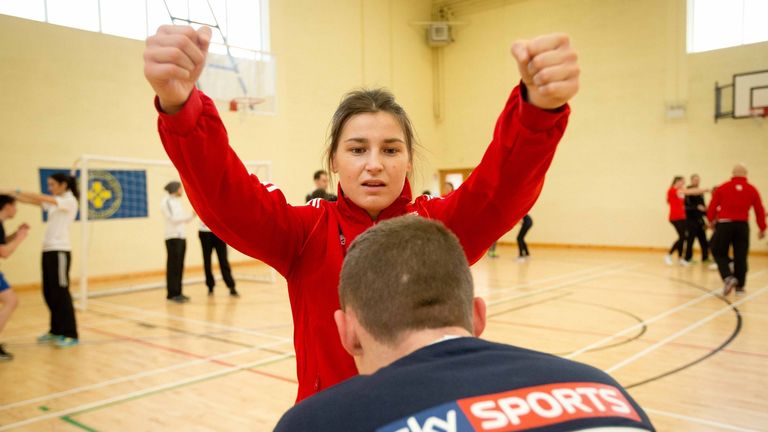 Katie Taylor, Sky Sports, Living for Sport, athlete mentors, Ireland