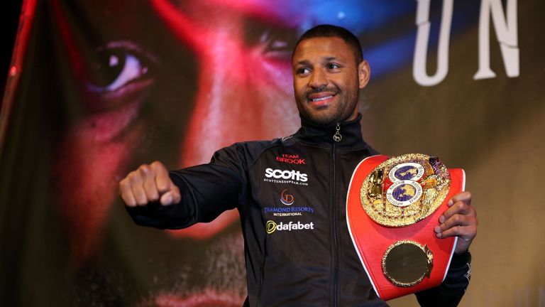 Kell Brook during a press conference at Montgomery Theatre, Sheffield