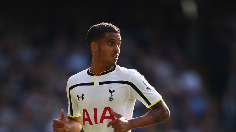 Kyle Naughton of Tottenham Hotspur in action during the Barclays Premier League match between Tottenham Hotspur and Southampton