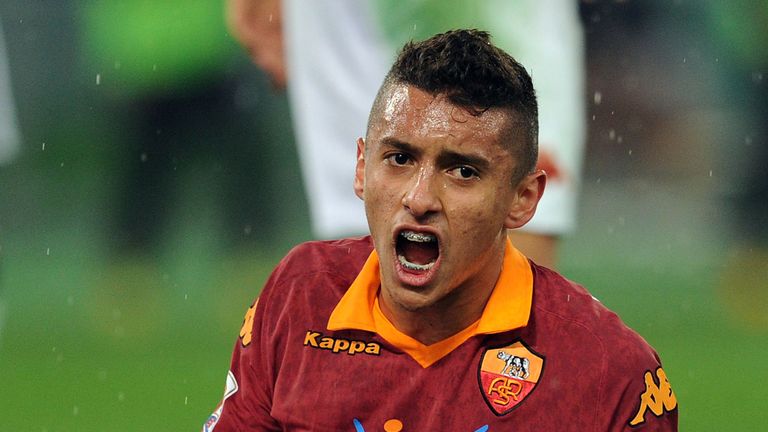 Marquinhos of Roma during the Serie A match between AS Roma and Parma FC at Stadio Olimpico on March 17, 2013 in Rome, Italy.  