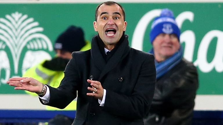Roberto Martinez praised Everton's character in their 1-1 draw with Manchester City.