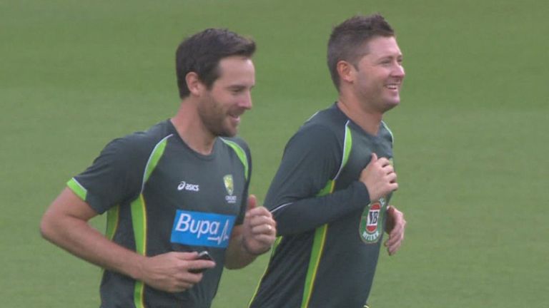 Michael Clarke: On the mend after hamstring injury