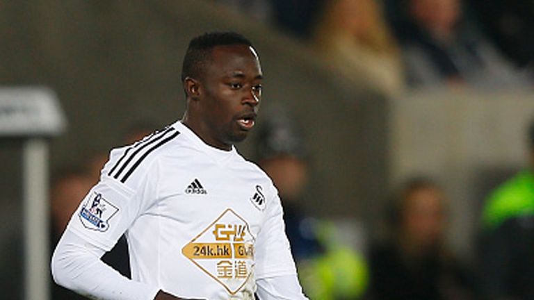 Modou Barrow has made four appearances for the Swans in all competitions this season