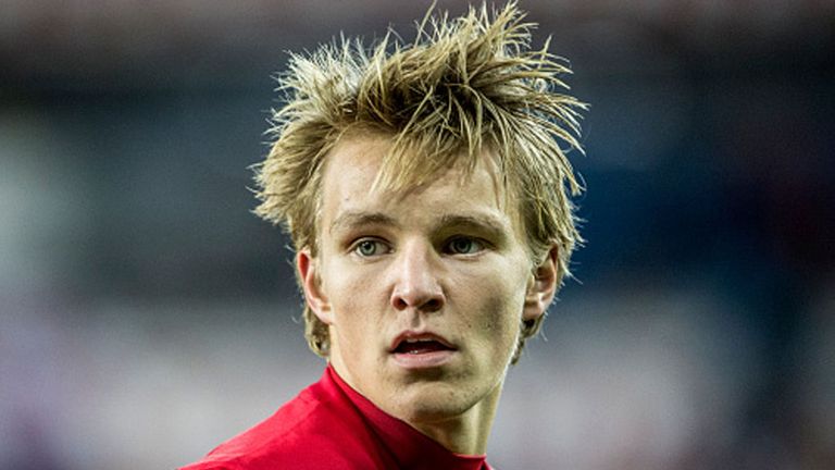 Martin Odegaard is Norway's youngest ever international