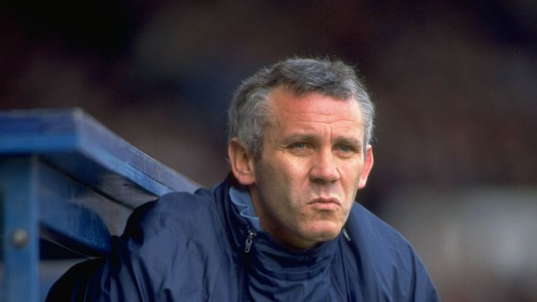 Manchester City manager Peter Reid in 1992