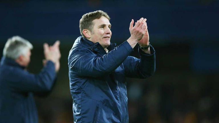 Bradford manager Phil Parkinson after win at Chelsea