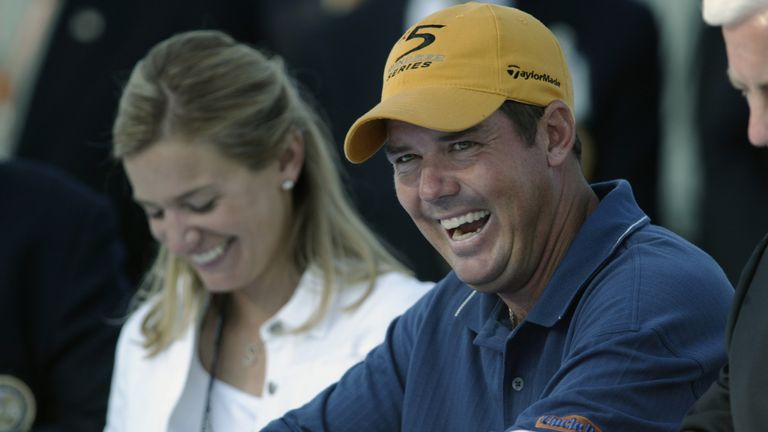 Rich Beem and his wife Sara: US PGA Championship 2002, Hazeltine