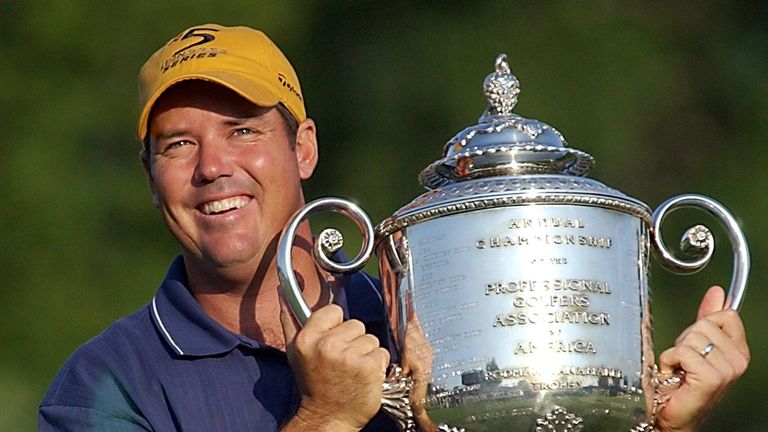 Rich Beem: US PGA Championship trophy 2002 