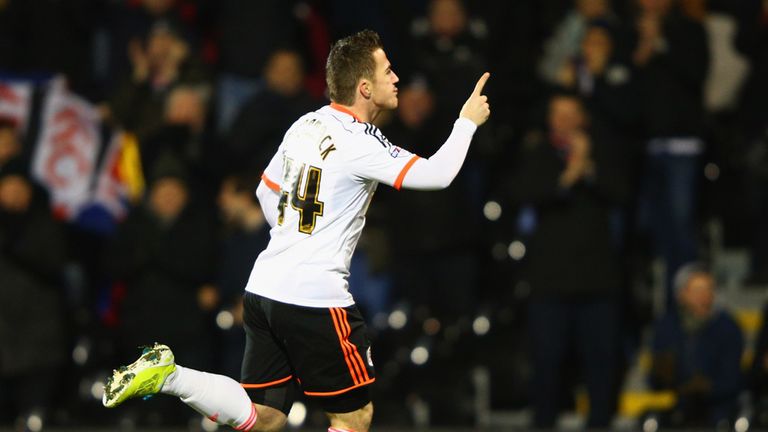 Ross McCormack celebrates his first goal
