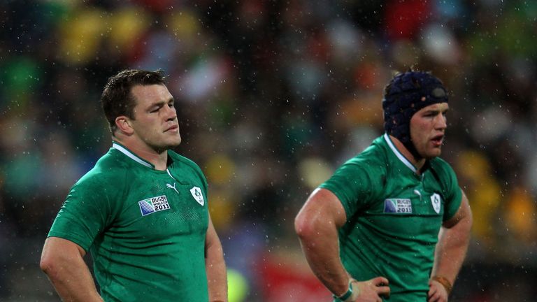 Cian Healy and Sean O'Brien: Ireland have been boosted by the return of the influential duo.