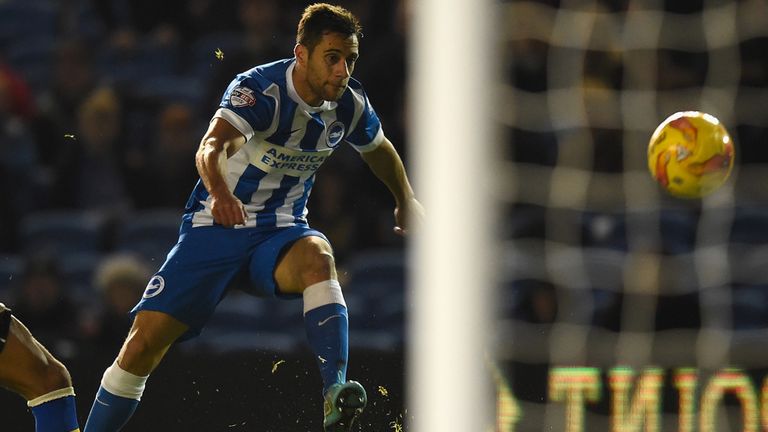 Sam Baldock: Aiming for more glory when Brighton welcome Arsenal to the south coast for an FA Cup tie on Sunday