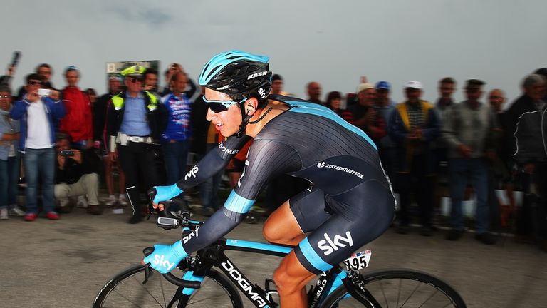 Sebastian Henao, Giro d'Italia 2014, stage 19, Cima Grappa