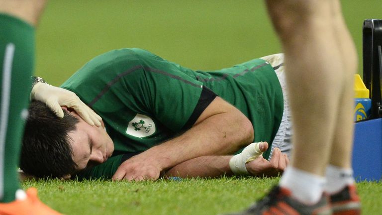Jonathan Sexton: The Irish fly-half is taking 12 weeks out after suffering multiple concussions in 2014. 