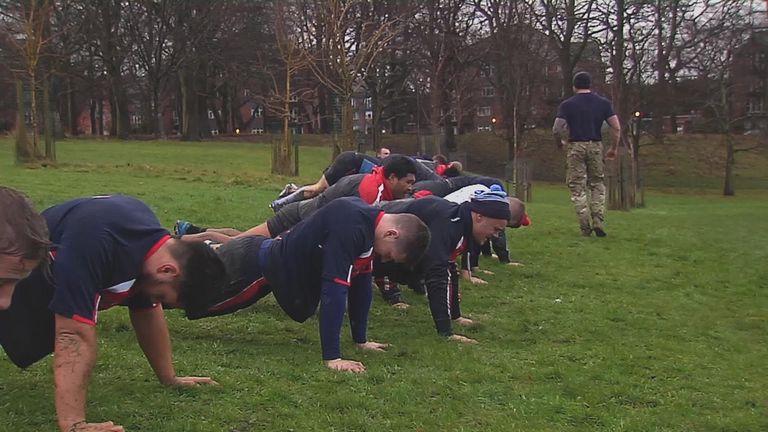 St Helens training in Sefton Park