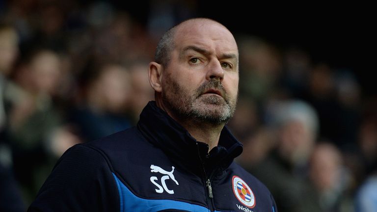 Reading manager Steve Clarke during the FA Cup Third Round match between Huddersfield Town and Reading