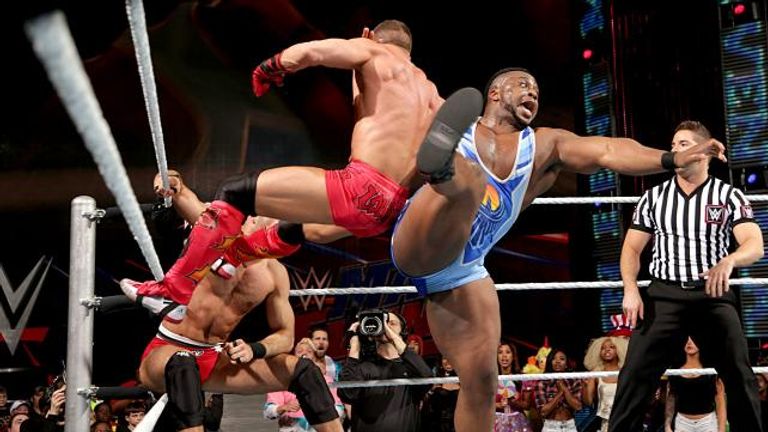 The New Day thrash Cesaro, Tyson Kidd & Adam Rose 