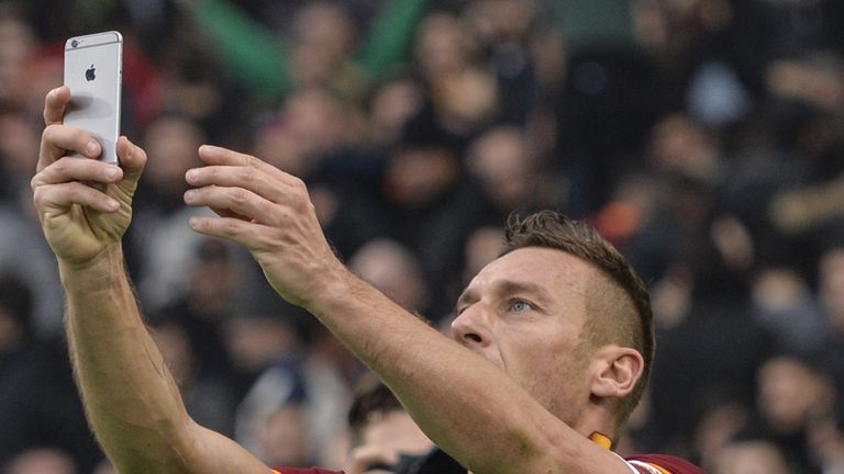 Roma's forward Francesco Totti 