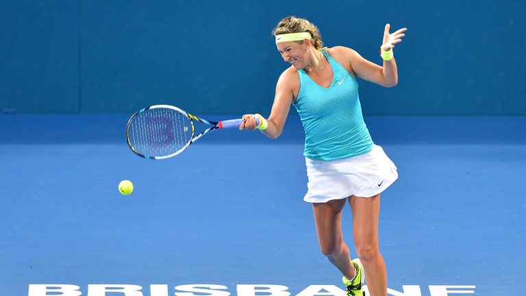 Victoria Azarenka - lost comeback match in Brisbane