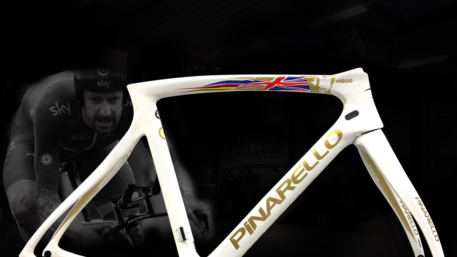 Special edition Sir Bradley Wiggins Pinarello F8 frame launched