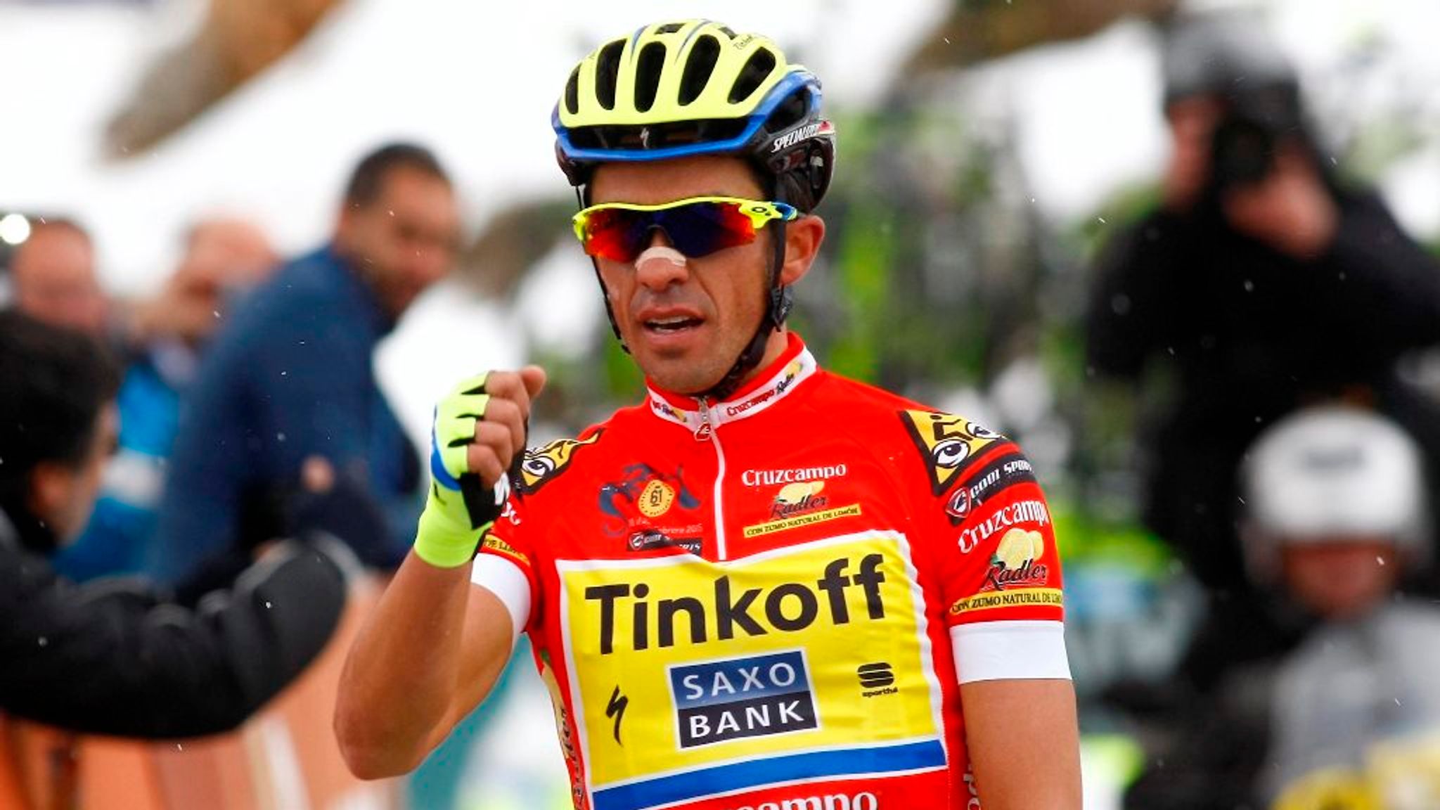 Ruta Del Sol Alberto Contador Beats Chris Froome To Victory On Stage Three Cycling News Sky 4972