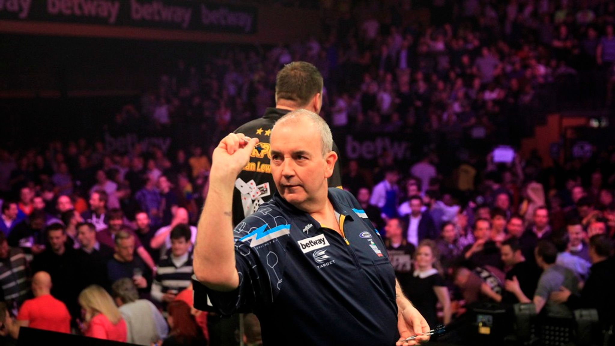 Premier League Gary Anderson, Michael van Gerwen and Phil Taylor