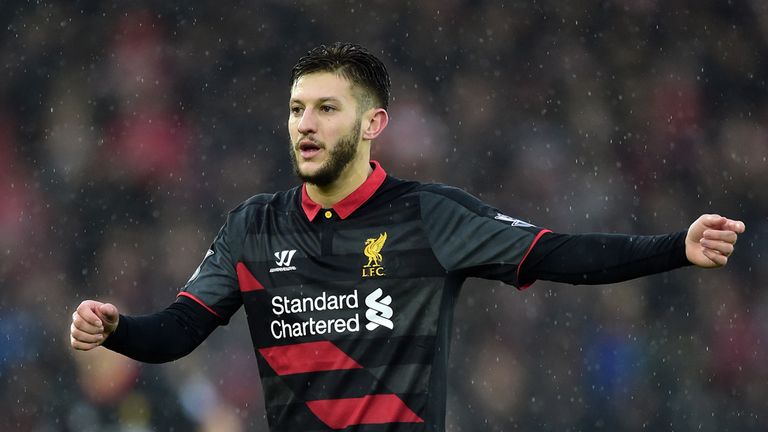 Adam Lallana in action for Liverpool against former club Southampton