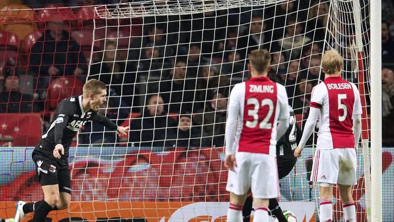 Aron Johannsson's goal was enough for AZ Alkmaar to sink Ajax