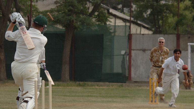 Army v Afghanistan match
