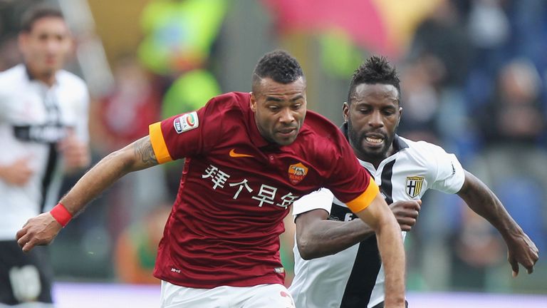 Ashley Cole in action for Roma